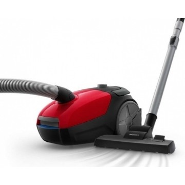 Philips PowerGo FC8243/09 Ηλεκτρική Σκούπα 750W με Σακούλα 3lt Κόκκινη Philips PowerGo FC8243/09 Ηλεκτρική Σκούπα 750W με Σακούλα 3lt Κόκκινη